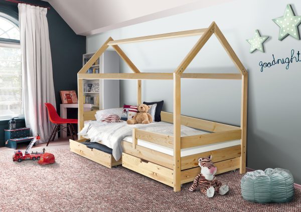 DOMEK białe Łóżko dziecięce 200x90 - obrazek 5